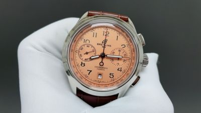  Breitling PREMIER B01 CHRONOGRAPH42  7750 Automatic Movement Pink 42mm Watch